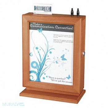 SAFCO Customizable Suggestion Box Cherry, 619U13