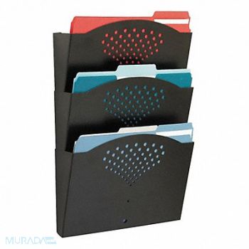 SAFCO Letter Size Wall Rack 3 Comp, 619V93