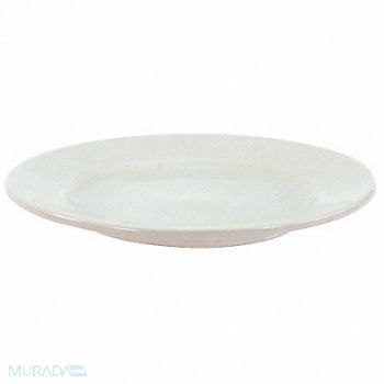 CRESTWARE Plate 7-1/4 in Bright White PK36, 21D212