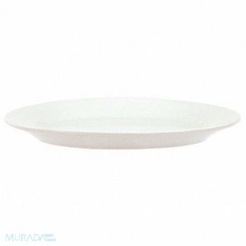 CRESTWARE Platter 9-1/2 x 6-3/4 in Alp Wht PK24, 21D217