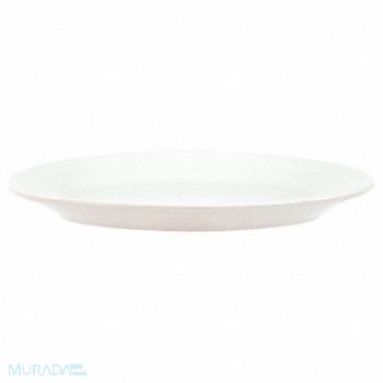 CRESTWARE Platter 11-1/2 x 8-1/2 in Alp Wht PK12, 21D218