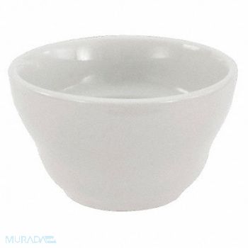 CRESTWARE Boullion Cup Bright White 7-1/2 oz PK48, 21D225