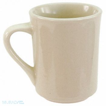 CRESTWARE Mug Bone White 8-1/2 oz PK36, 21D283
