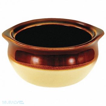 CRESTWARE Onion Soup Crock Caramel 10 oz PK36, 21D295