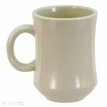 CRESTWARE Mug Bone White 7-1/2 oz PK36, 21D301