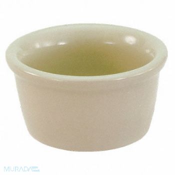 CRESTWARE Ramekin Bone White 3-1/2 oz PK36, 21D319
