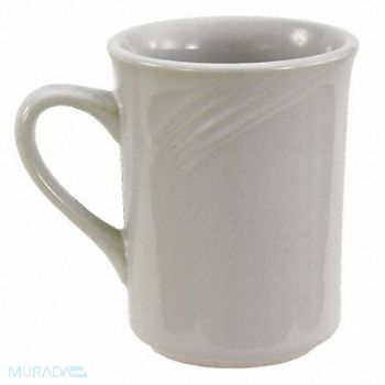 CRESTWARE Mug White 8 oz PK36, 21D326