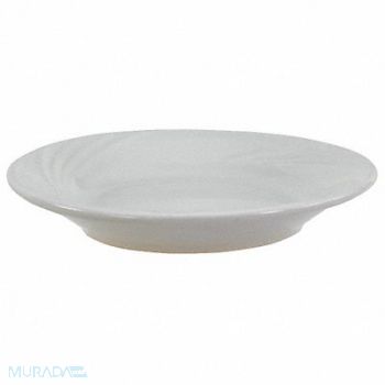 CRESTWARE Plate 10-1/4 in Bone White PK12, 21D352