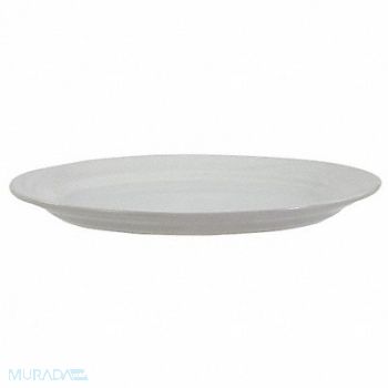 CRESTWARE Platter 12-1/2x8-3/4 In Bone Wht PK12, 21D359
