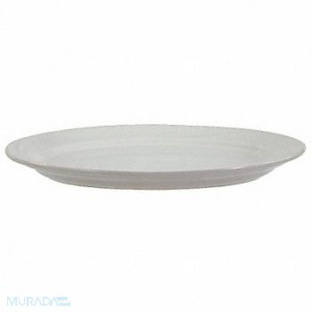 CRESTWARE Platter 12 x 8-3/4 In Bright White PK12, 21D339