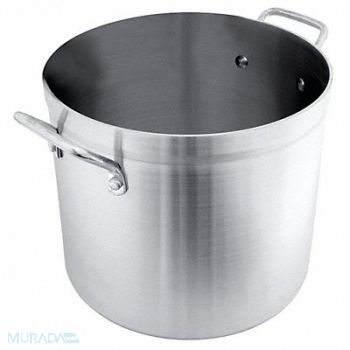 CRESTWARE Heavy Duty Stock Pot 60 qt Aluminum, 21D673