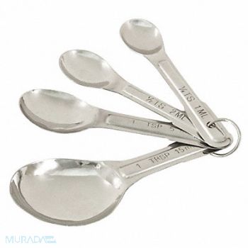 CRESTWARE Measuring Spoon Set Stainless Steel, 21D738