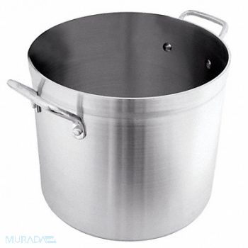 CRESTWARE Stock Pot 80 qt Aluminum, 21D903