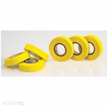 SP SCIENCEWARE Masking Tape 1/2 W 15 yd L Yellow PK6, 21DF38