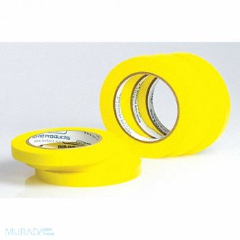 SP SCIENCEWARE Masking Tape 1/2 W 40 yd L Yellow PK6, 21DF50