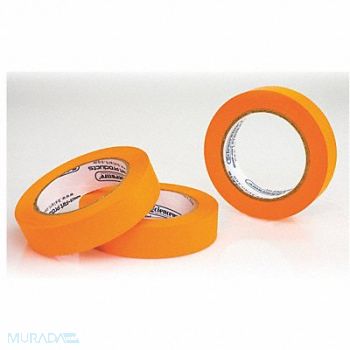 SP SCIENCEWARE Masking Tape 1 W 40 yd L Orange PK3, 21DF61
