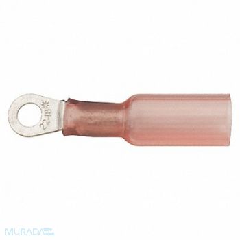 VELVAC Ring Terminal Red 22 AWG 18 AWG PK10, 21DG65