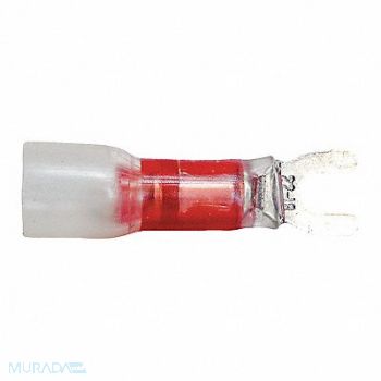 VELVAC Fork Terminal Tin Copper Red PK10, 21DG95