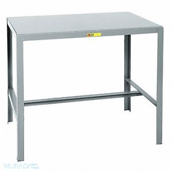 LITTLE GIANT Fixed Work Table Steel 48 W 24 D, 21E586