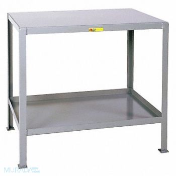 LITTLE GIANT Fixed Work Table Steel 60 W 30 D, 21E628