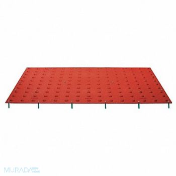 TUFTILE H4144 ADA Pad Brick Red 4 ft x 2 ft, 21EH57