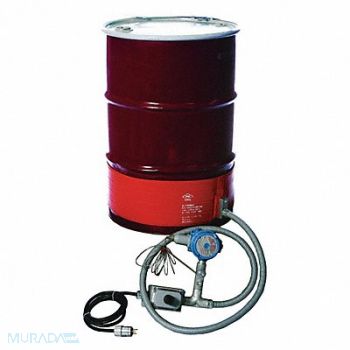 BRISKHEAT Drum Heater 10.8 A 55 gal Metal, 21EK09