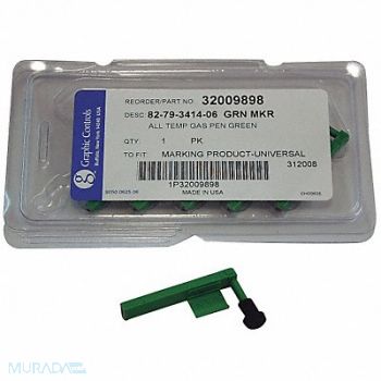 GRAPHIC CONTROLS Chart Recorder Pen Green PK6, 21EK67