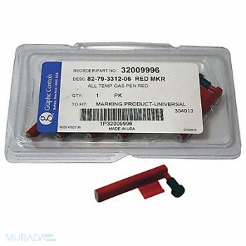 GRAPHIC CONTROLS Chart Recorder Pen Red PK6, 21EK68