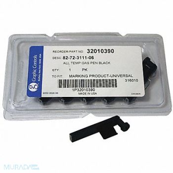 GRAPHIC CONTROLS Chart Recorder Pen Black PK6, 21EK69