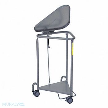 R B WIRE PRODUCTS INC. Laundry Hamper Cart 1 Comp Gry 3.5 cu ft, 21EP92