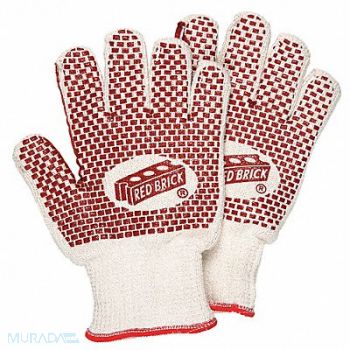 MCR SAFETY Knit Gloves S Beige PK12, 21EY13