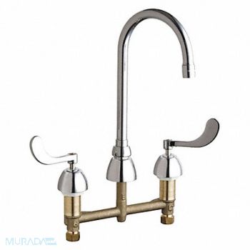 Gooseneck Chrome Chicago Faucets 786, 3TFH8