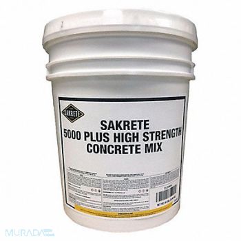 SAKRETE Concrete Mix Pail 50 lb 5000 Plus, 21HC54