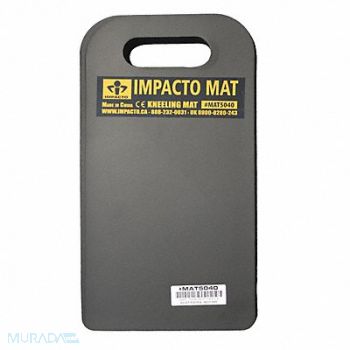 IMPACTO Kneeling Mat 16 x 8 in Black, 21NN37