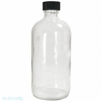 QORPAK Bottle 240mL Glass Narrow PK24, 21RM47