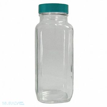 QORPAK Bottle 15mL Glass Wide PK48, 21RM81