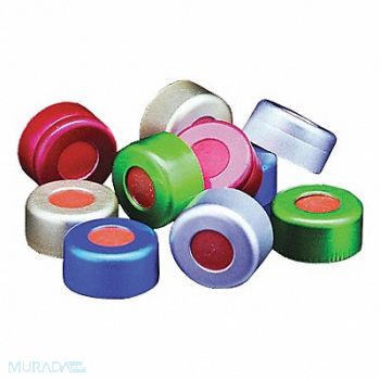 QORPAK Closure Friction Fit PTFE Silver PK1000, 21RT12