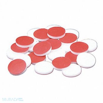 QORPAK Closure PTFE Narrow Red PK1000, 21RR44