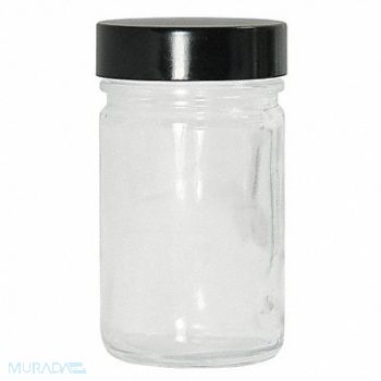 QORPAK Jar 75mL Glass Wide PK180, 21RP41