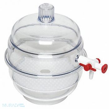 SP SCIENCEWARE Desiccator Vacuum Clear Space Saver, 21TT20