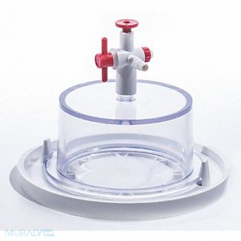 SP SCIENCEWARE Vacuum Dessicator 6-3/4 x5 Clear, 21TT27
