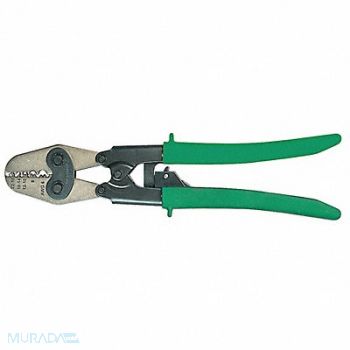GREENLEE Ratchet Crimper 22 to 6 AWG 12-7/8 L, 21TX86