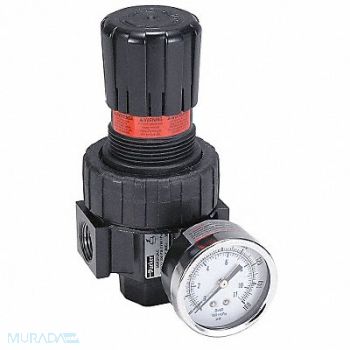 PARKER Air Regulator 1/4 in NPT 53 cfm 125 psi, 21U810