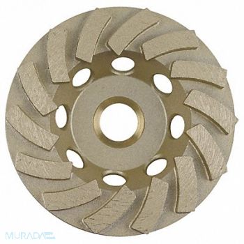 DIAMOND VANTAGE Grinding Wheel Cup No Seg. 18 4-1/2 in, 21UN62