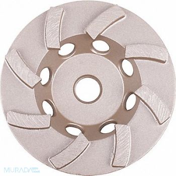 DIAMOND VANTAGE Grinding Wheel Cup No Seg. 9 4-1/2 in, 21UN65