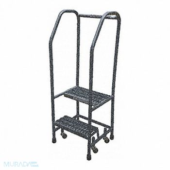 COTTERMAN Rolling Ladder Steel 50In. H. Gray, 21UP56