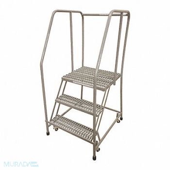 COTTERMAN Rolling Ladder Steel 60In. H. Gray, 21UP73