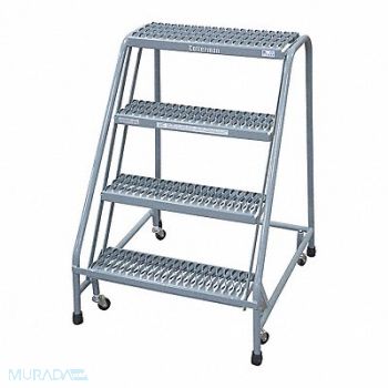 COTTERMAN Rolling Ladder Steel 40In. H. Gray, 21UP84