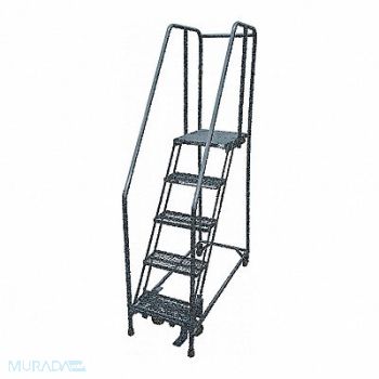COTTERMAN Rolling Ladder Steel 80In. H. Gray, 21UW40