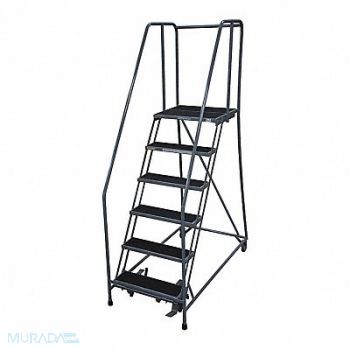 COTTERMAN Rolling Ladder Steel 90In. H. Gray, 21UW58